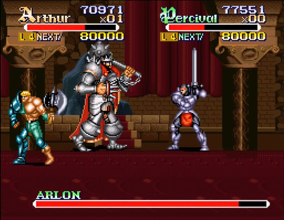 Knights of the Round - геймплей игры Super Nintendo\Famicom